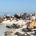 Plein air painting at the beach