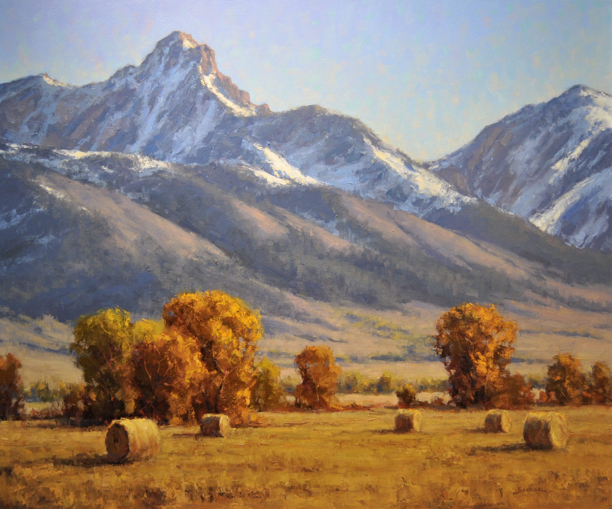 Alpine Scene oil painting reproduction by William Stanley