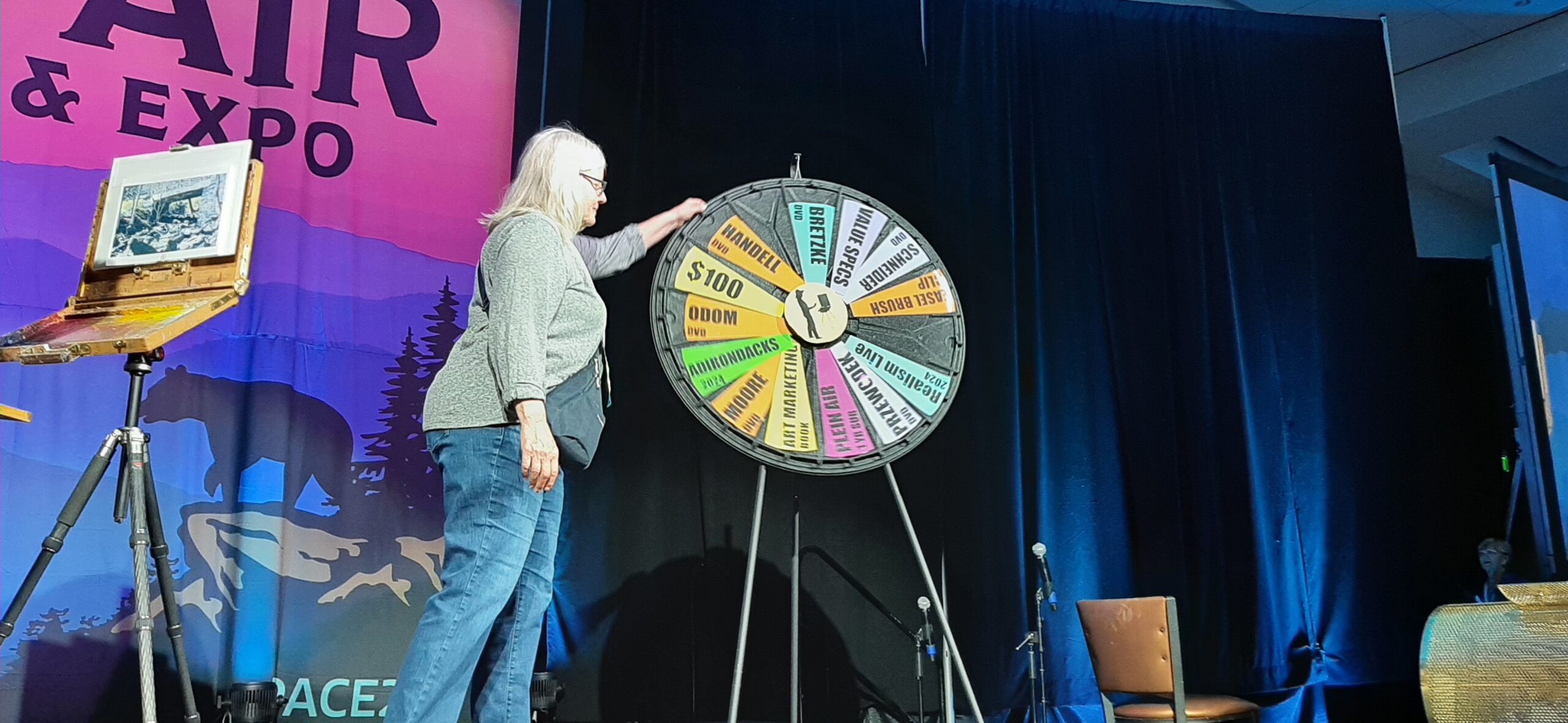 PACE prize wheel