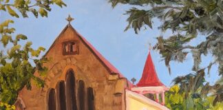 plein air painting churches