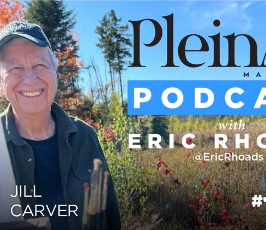Jill Carver on the Plein Air Podcast with Eric Rhoads