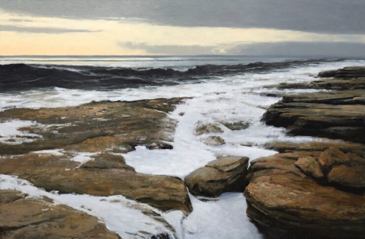 PleinAir Magazine&#039;s 14th Annual PleinAir Salon Art Competition June 2024 Best Water Matthew Cutter Surge Water