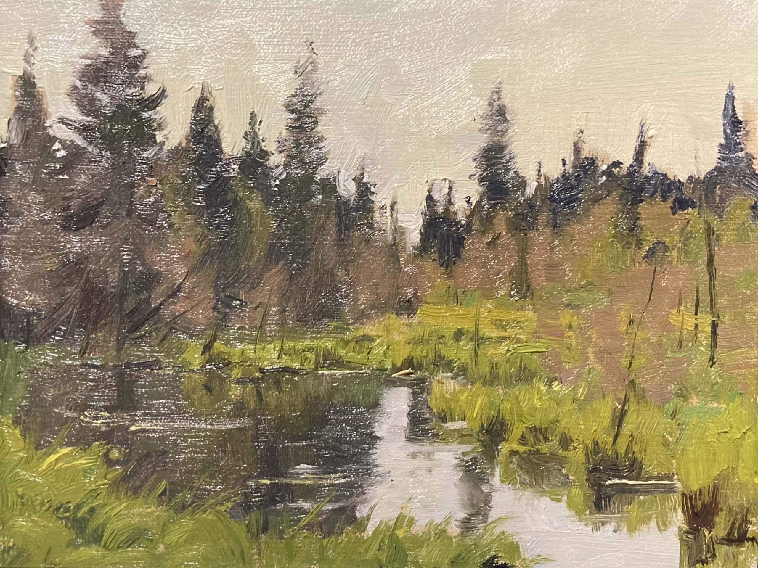 "Kadunce River," part of the Grand Prize for Best Body of Work: Neil Sherman | Oil