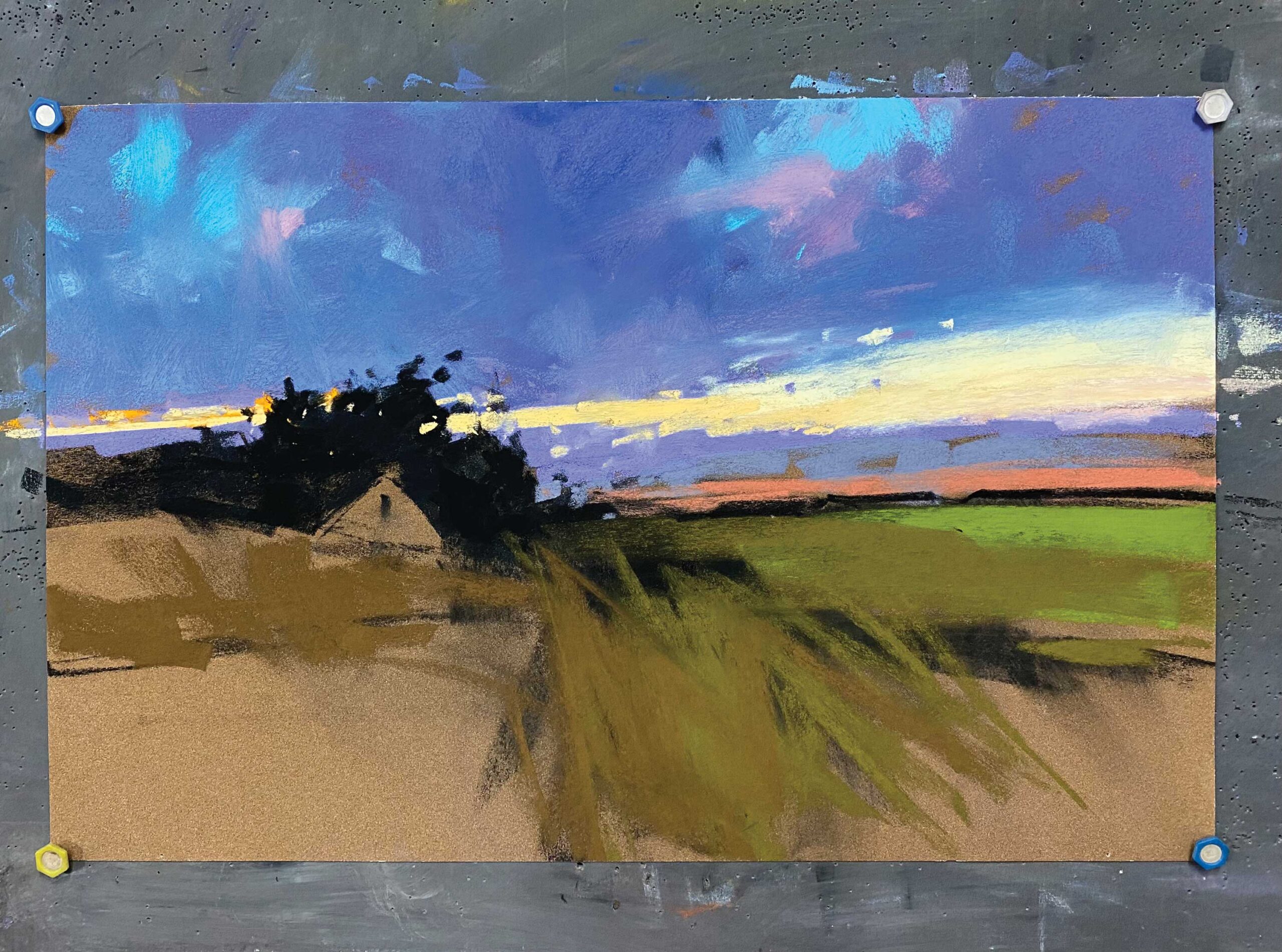 Landscape painting demo